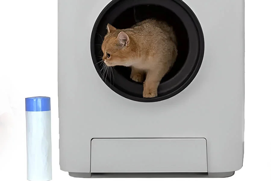 automatic cat litter box for multiple cats