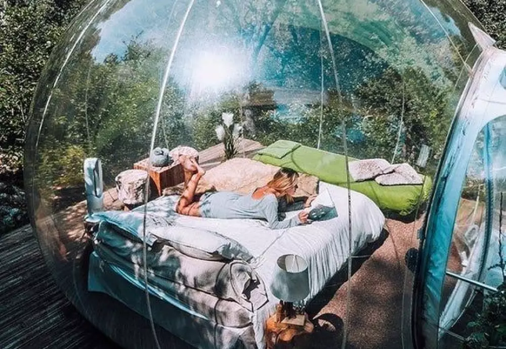 pop-up bubble tent